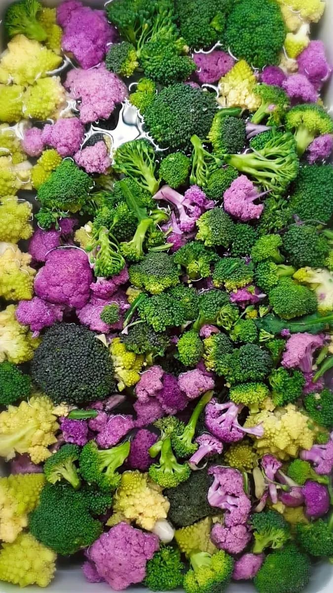 Cavolfiori e broccoli colorati dell’orto invernale
